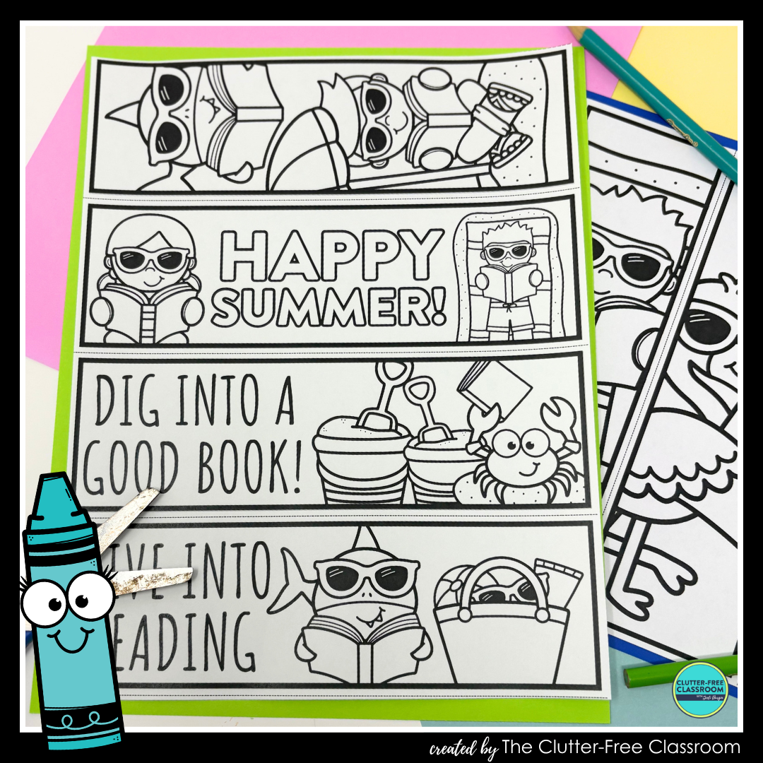 printable summer bookmarks