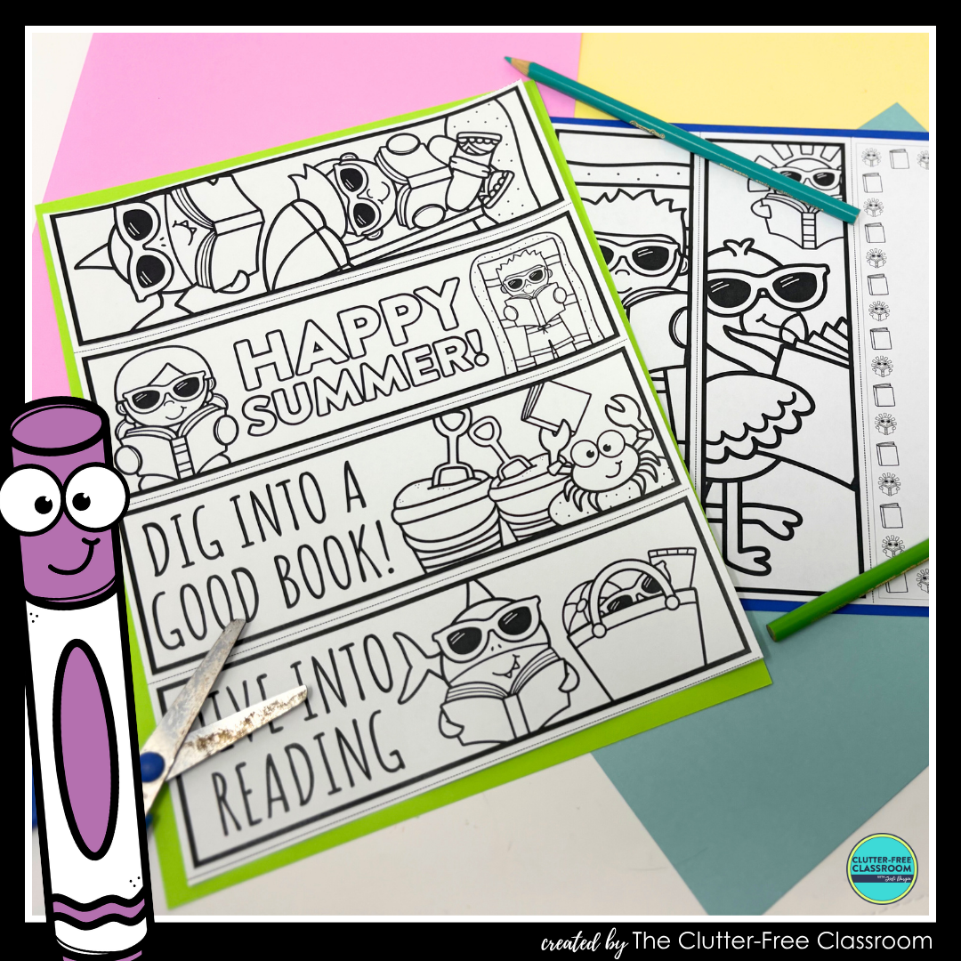 printable summer bookmarks
