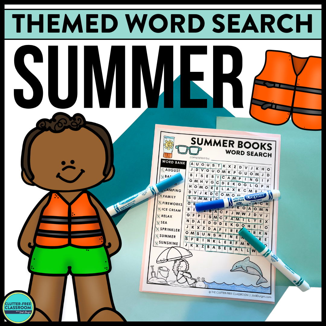 summer word search