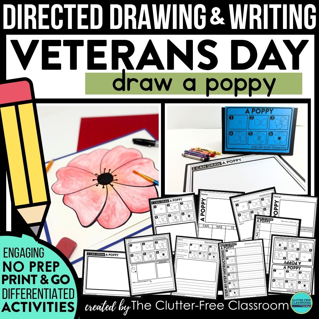 Veterans Day directed drawing activities