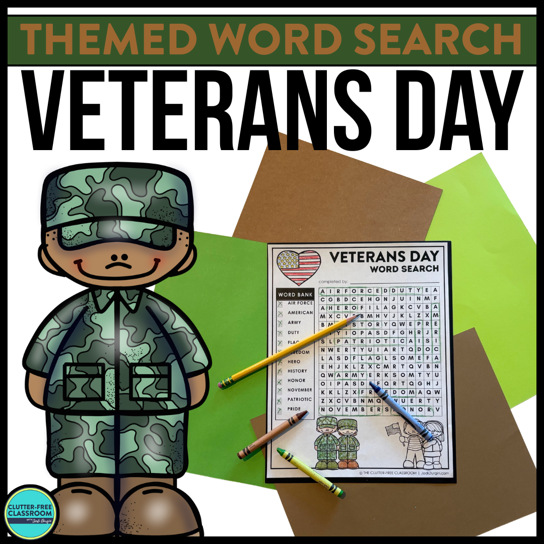 Veterans Day word search