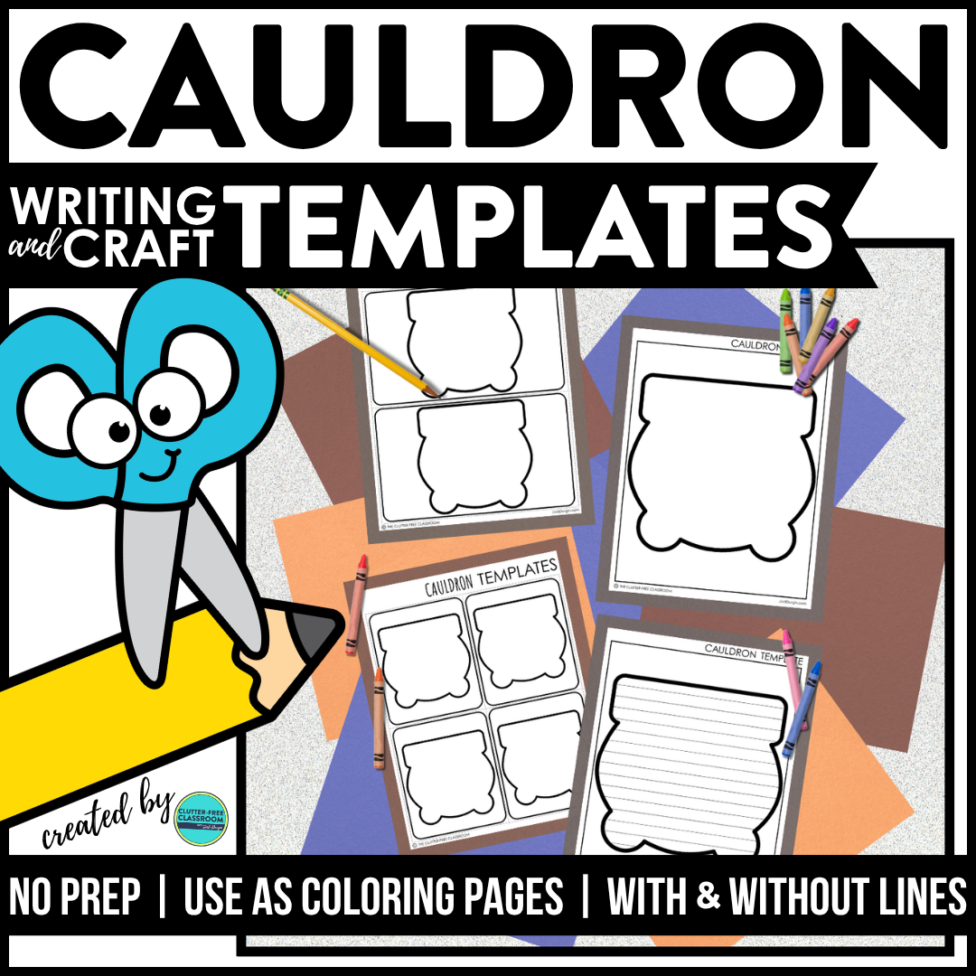 cauldron writing and craft templates