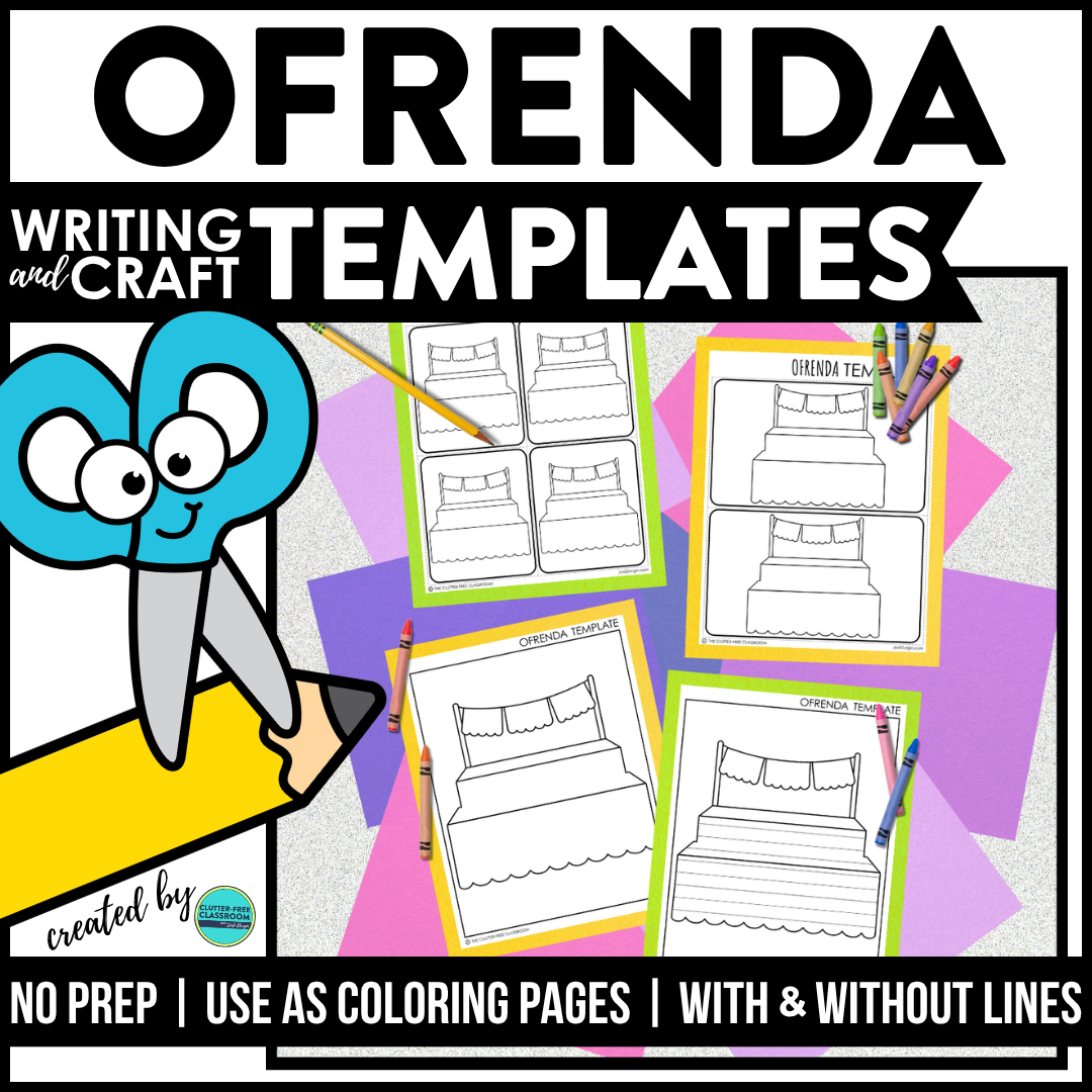 ofrenda writing and craft templates