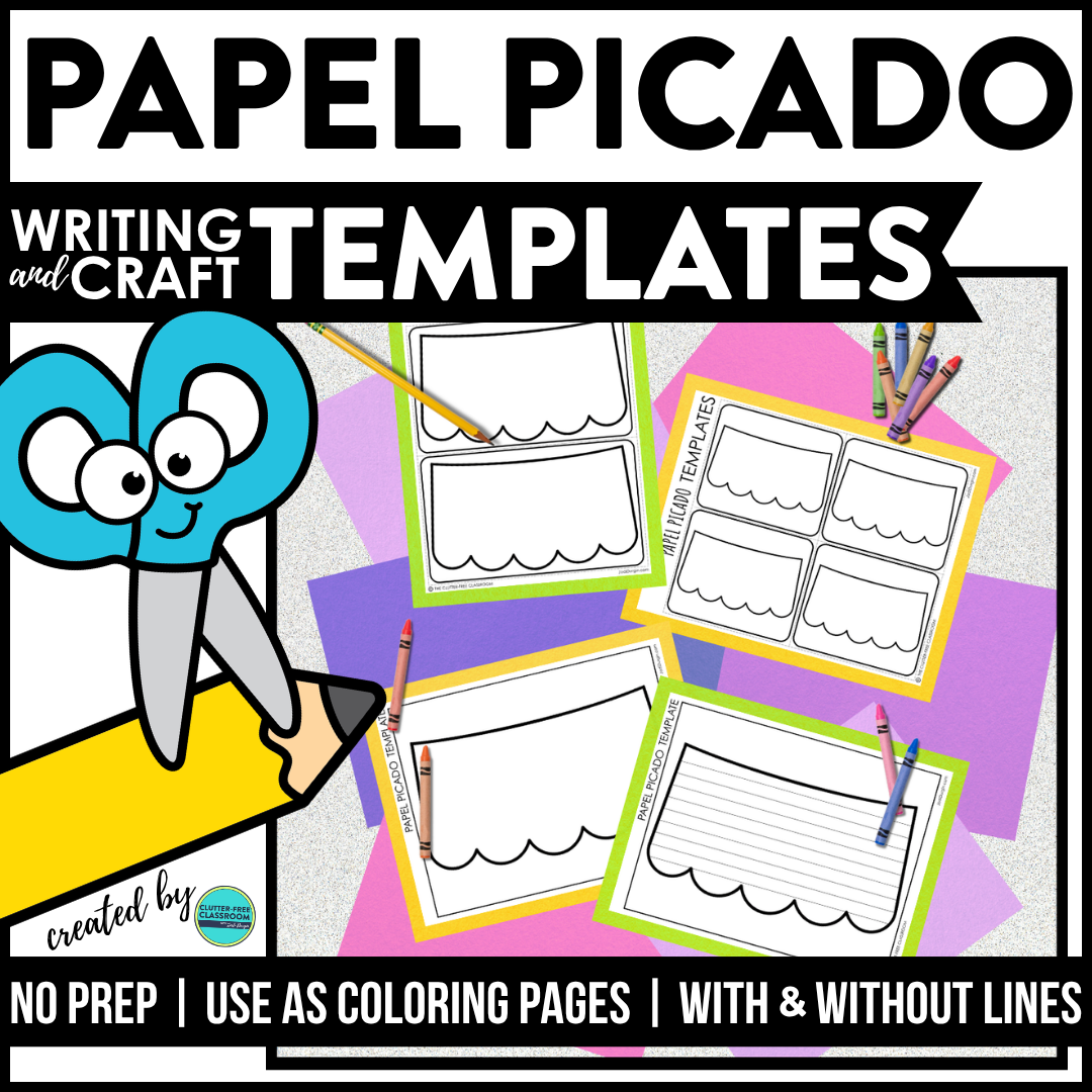 papel picado writing and craft templates