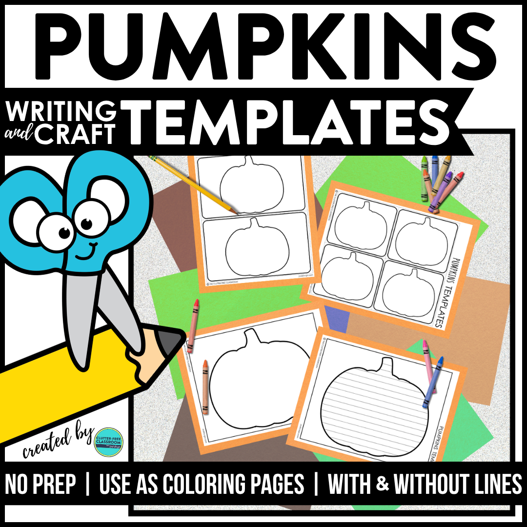 pumpkin writing and craft templates