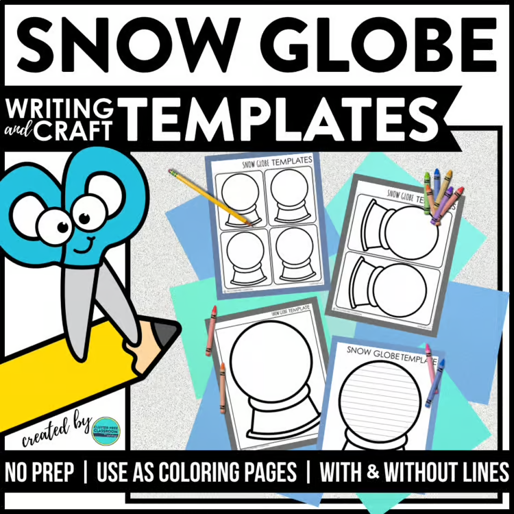 snow globe templates
