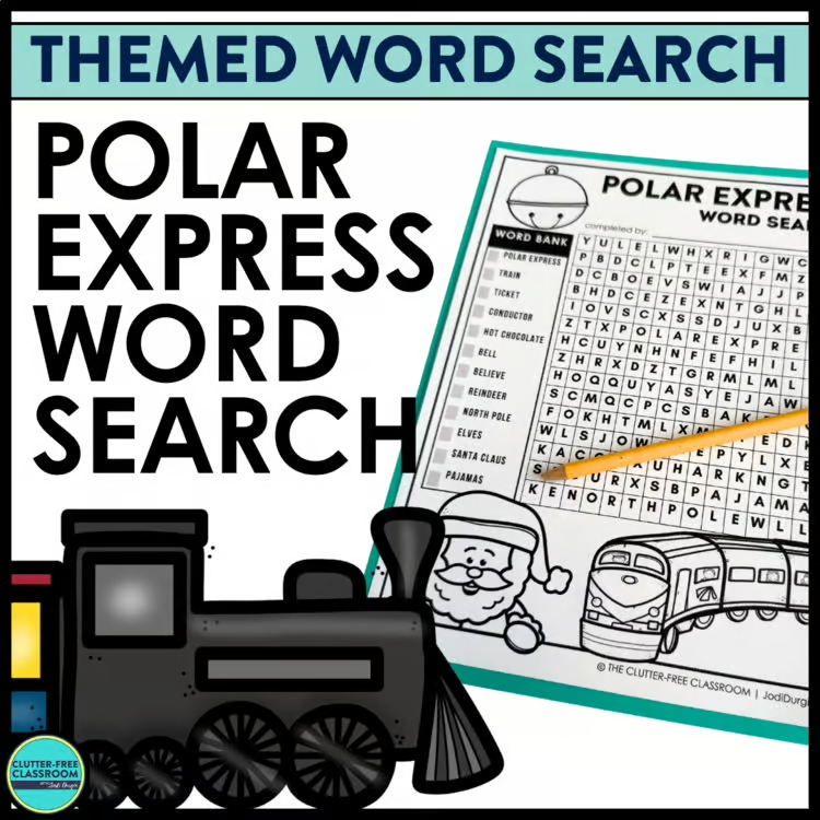 The Polar Express word search