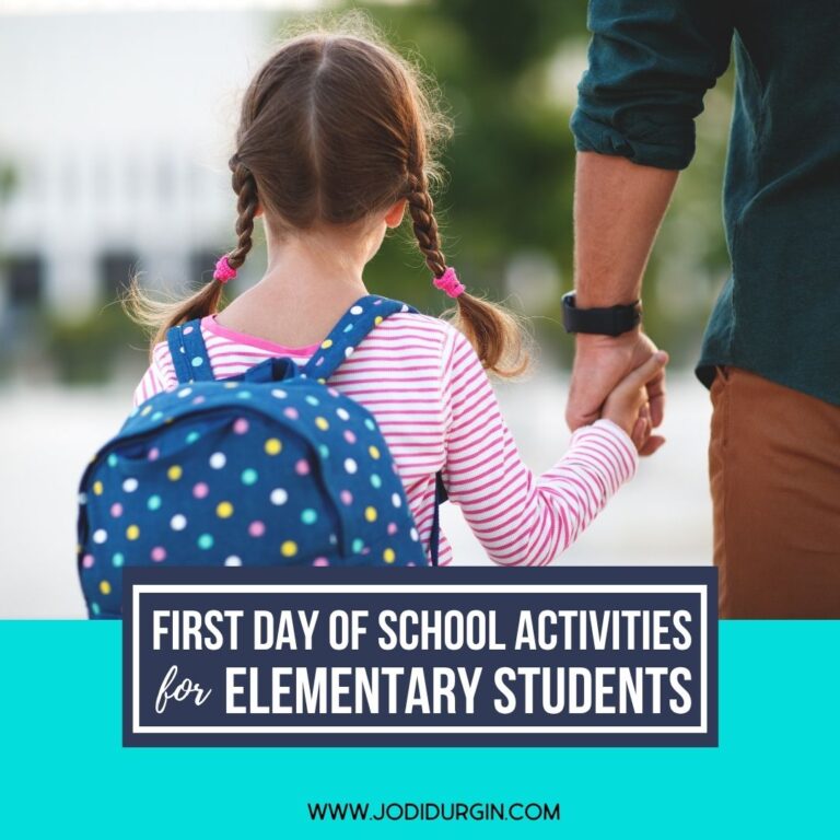 first day of school activities