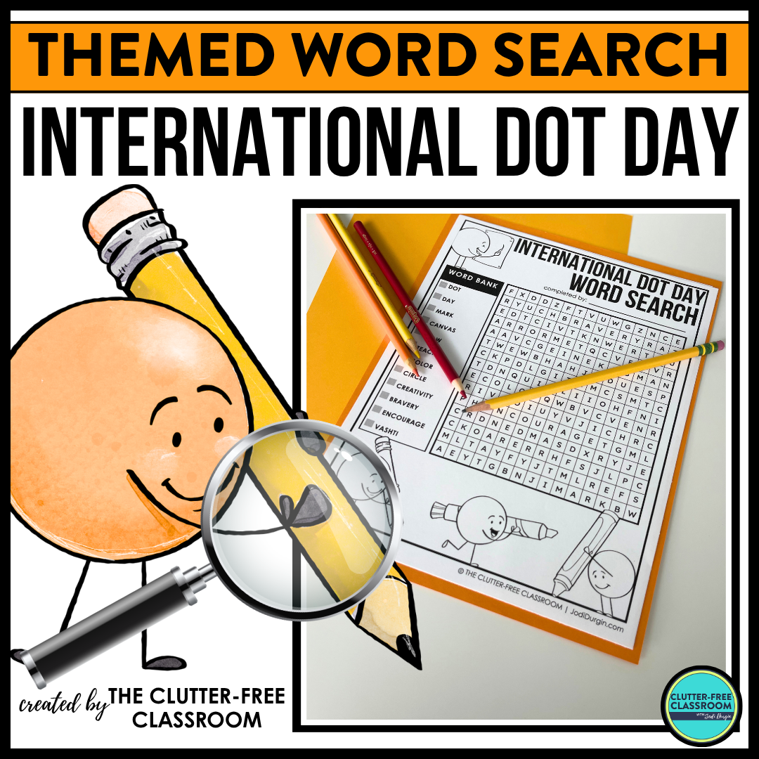 Dot Day word search