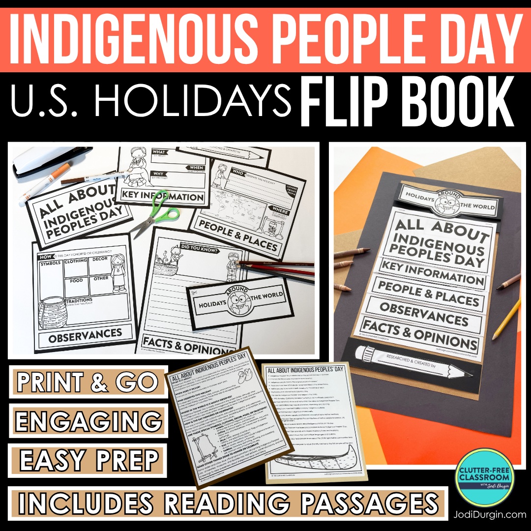 Indigenous Peoples Day flip book