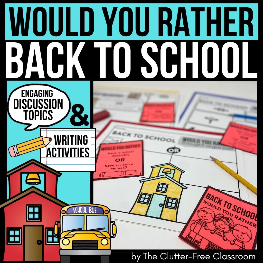 back to school would you rather activities