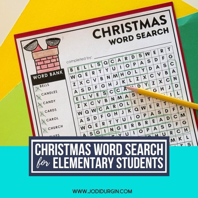 Christmas word search