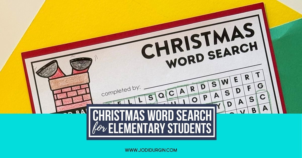 Christmas word search
