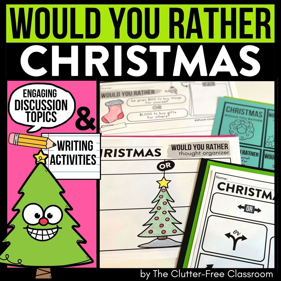 Christmas would you rather activities