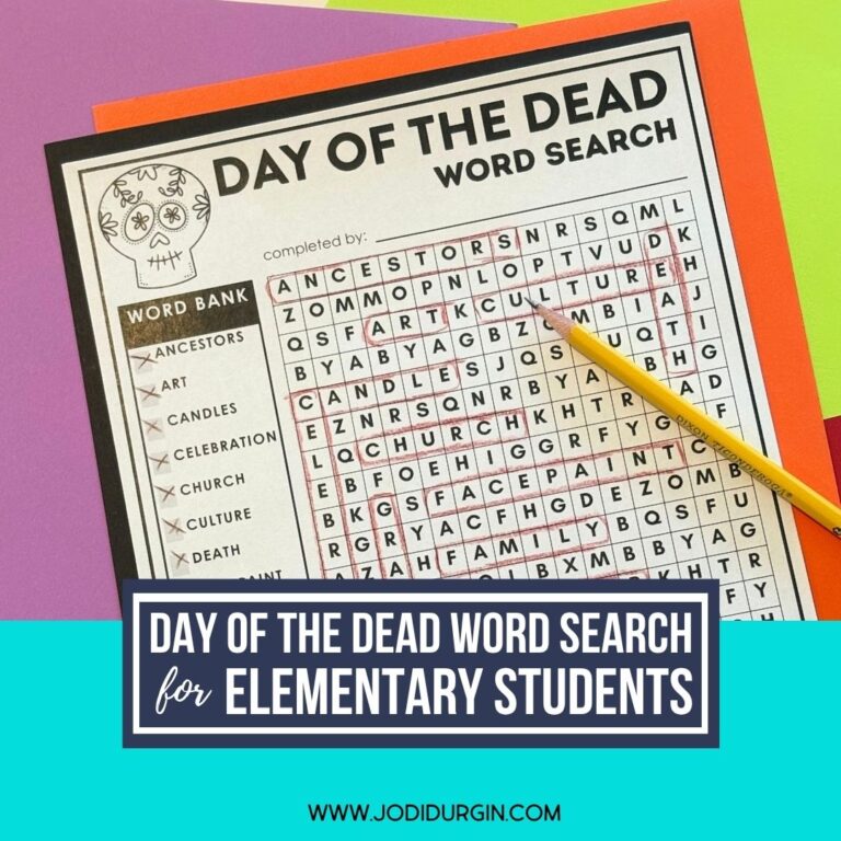 Day of the Dead word search