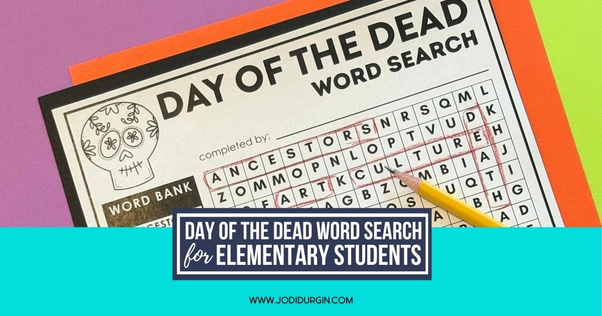 Day of the Dead word search