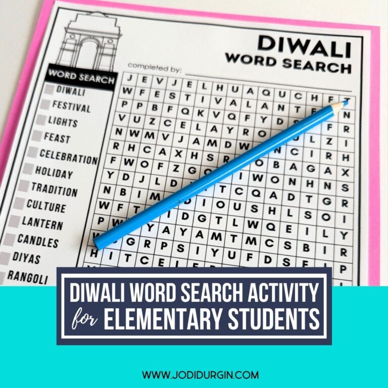 Diwali word search