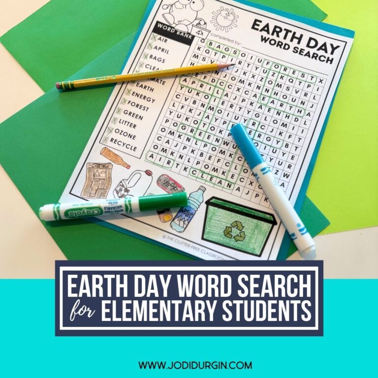 Earth Day word search