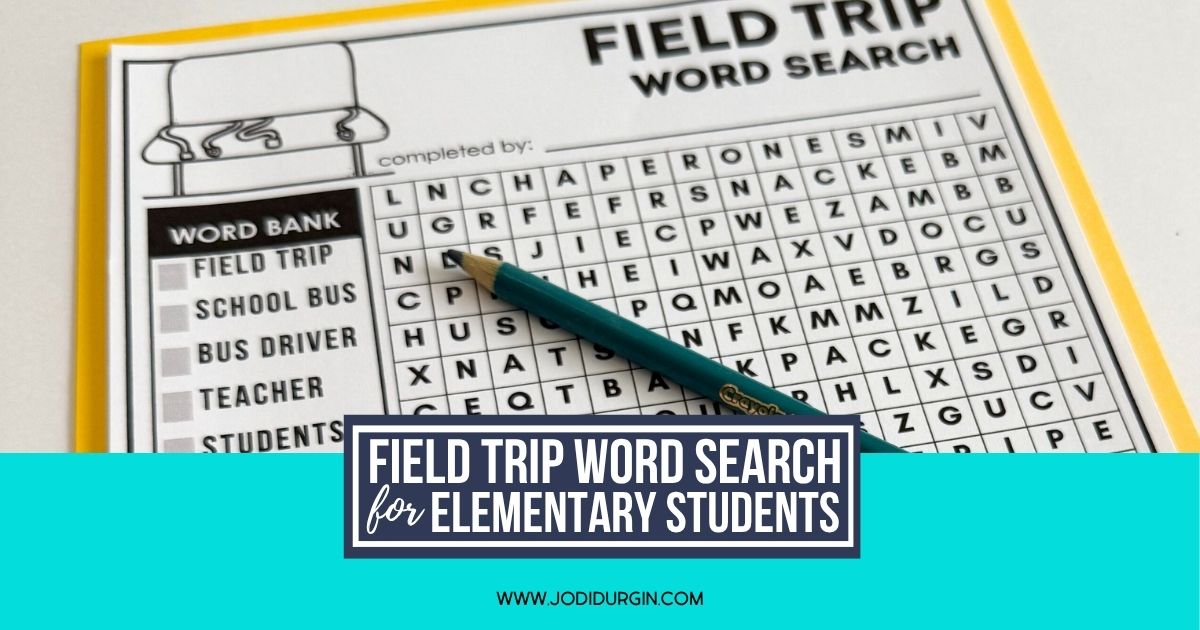 field trip word search