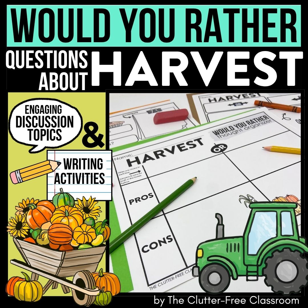 harvest would you rather activities