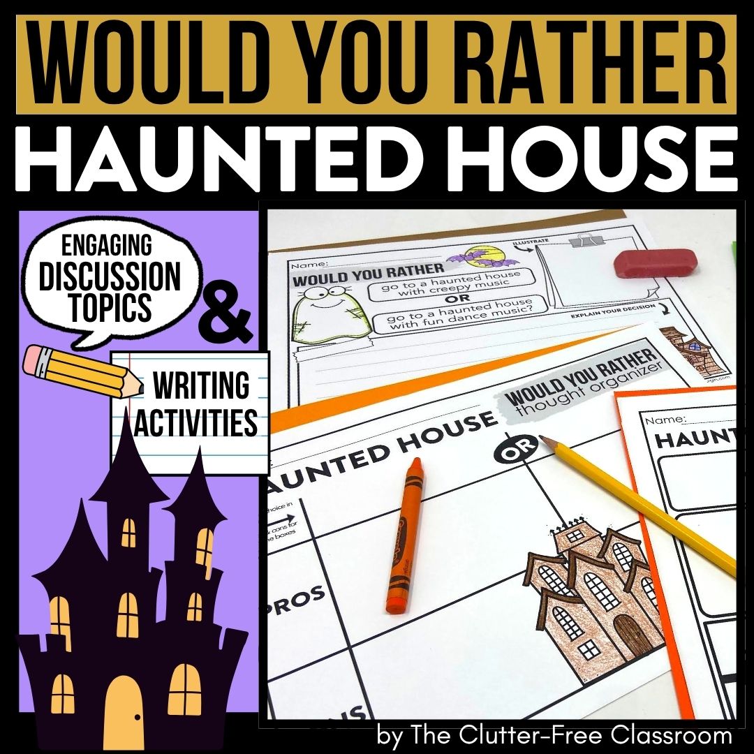 haunted house would you rather activities