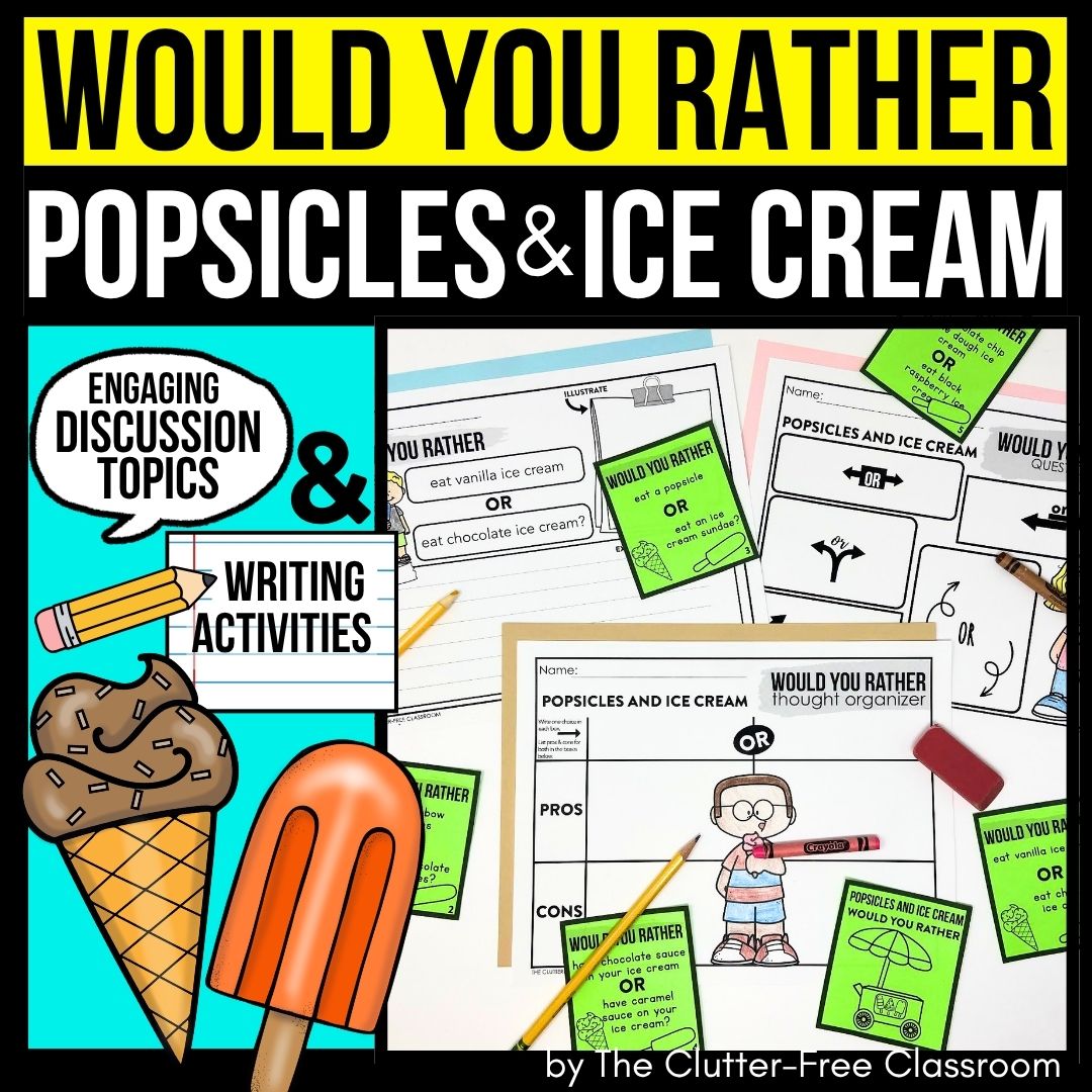ice cream would you rather activities