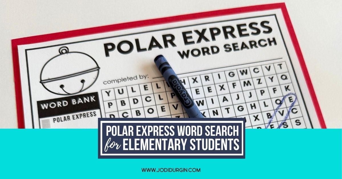 The Polar Express word search
