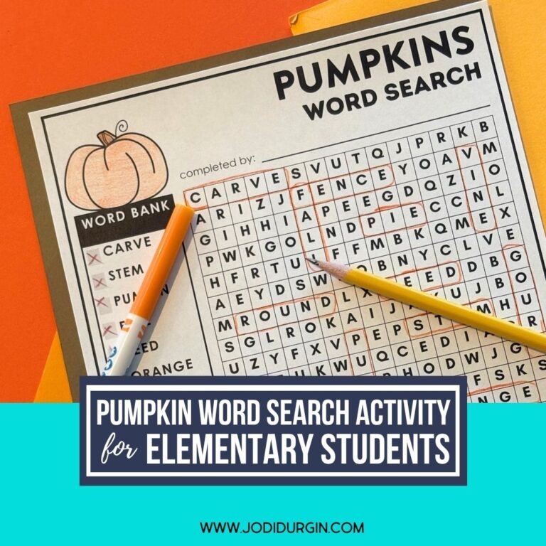 pumpkin word search