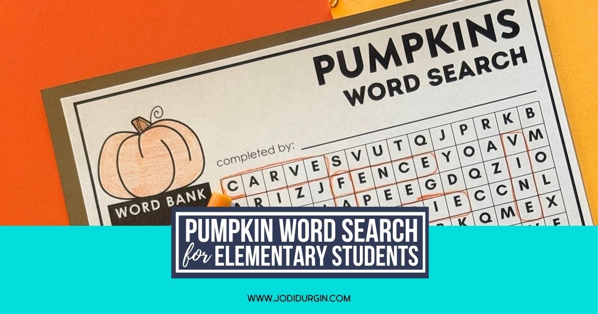 pumpkin word search