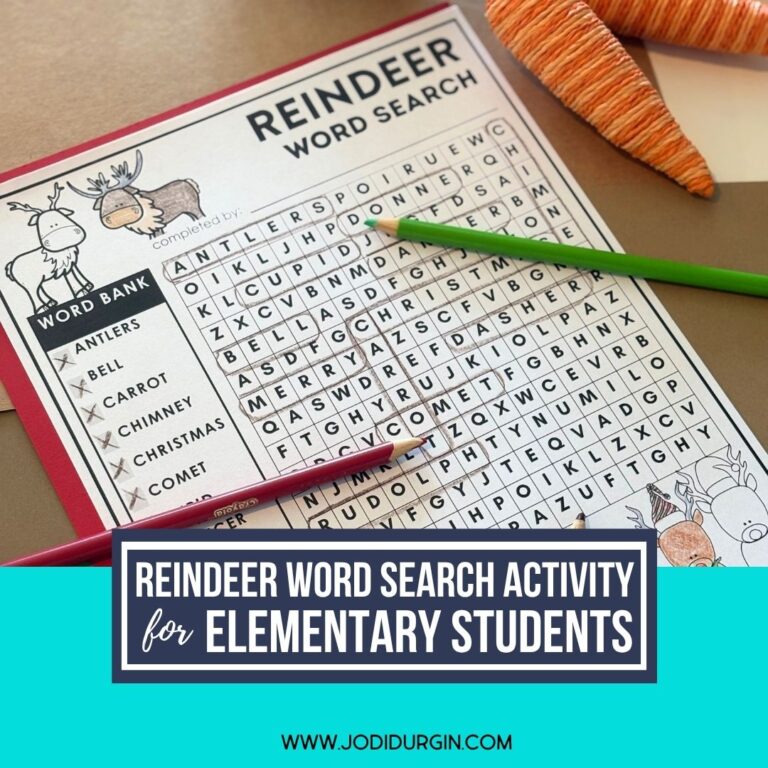 reindeer word search