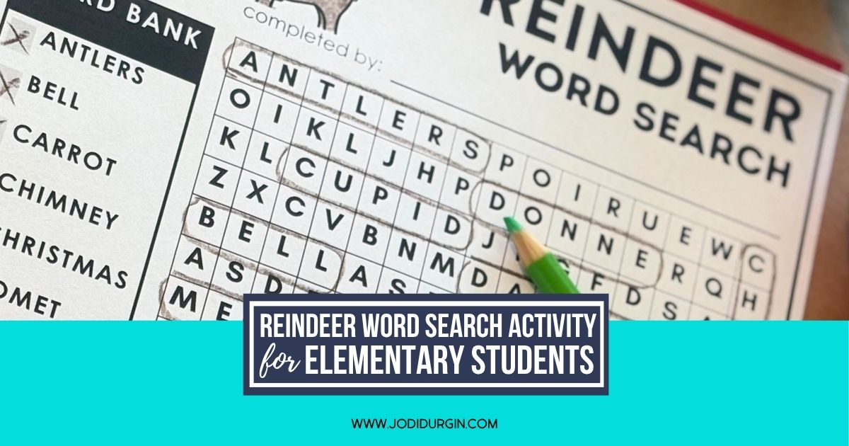 reindeer word search