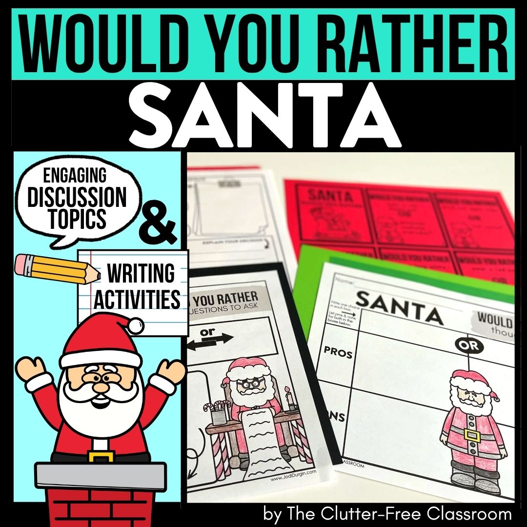 Santa would you rather activities