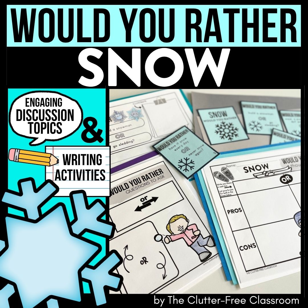 snow would you rather activities