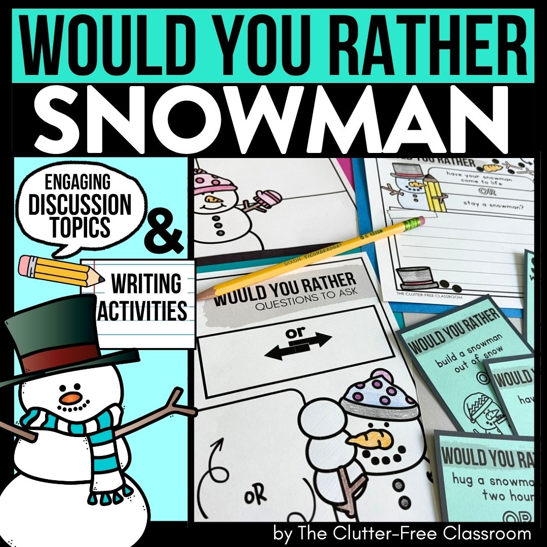 snowman would you rather activities