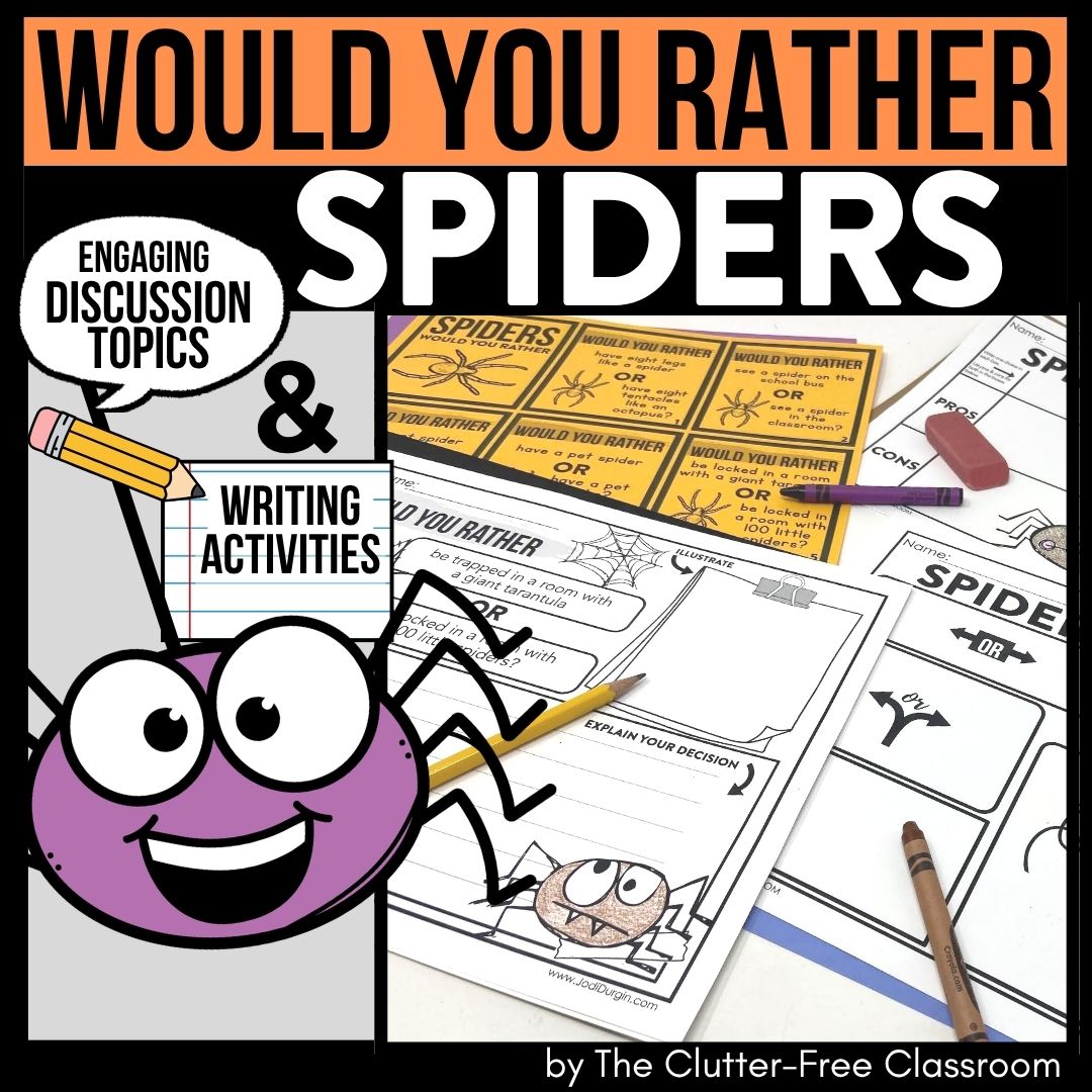 spider would you rather activities