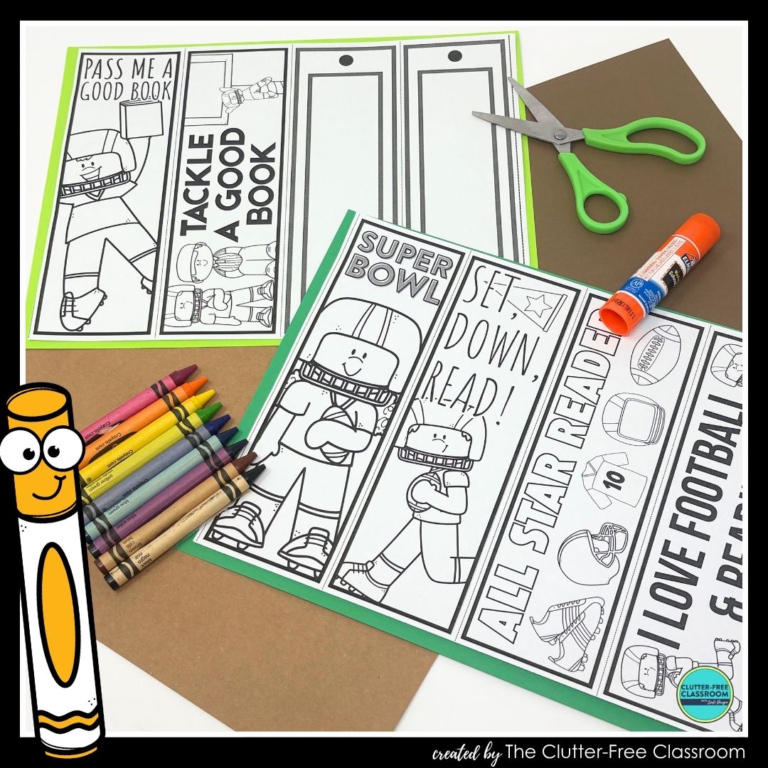 super bowl bookmarks