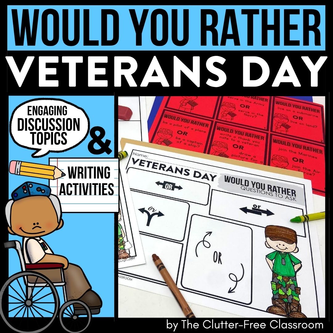 veterans day would you rather activities