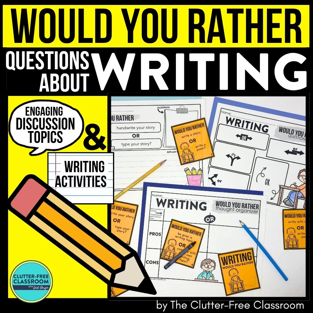 writing would you rather activities