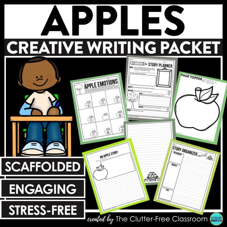 apple creative writing packet