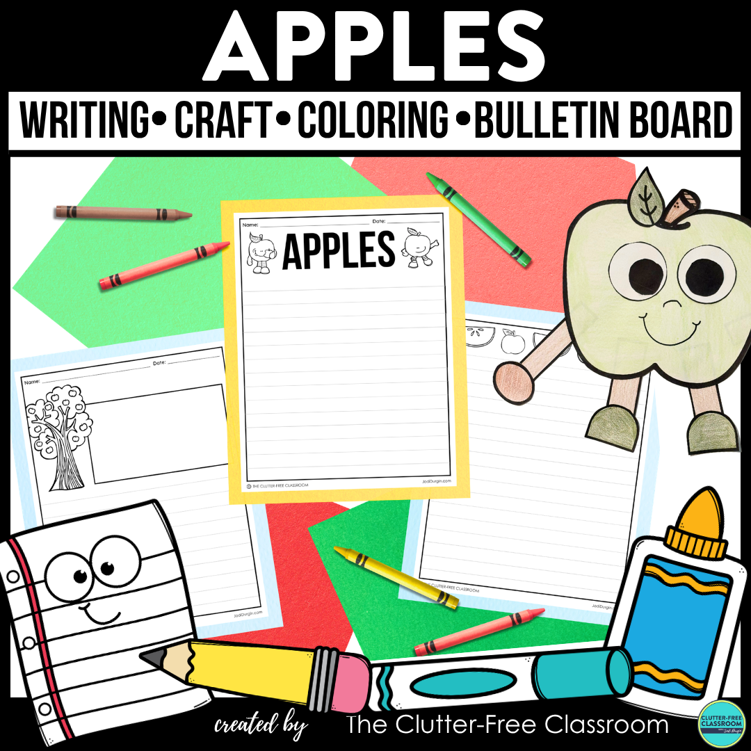 apple writing and craft project