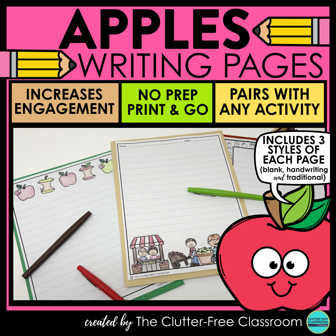 apple writing paper