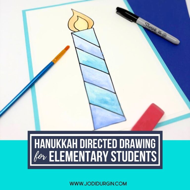 candle stick directed drawing