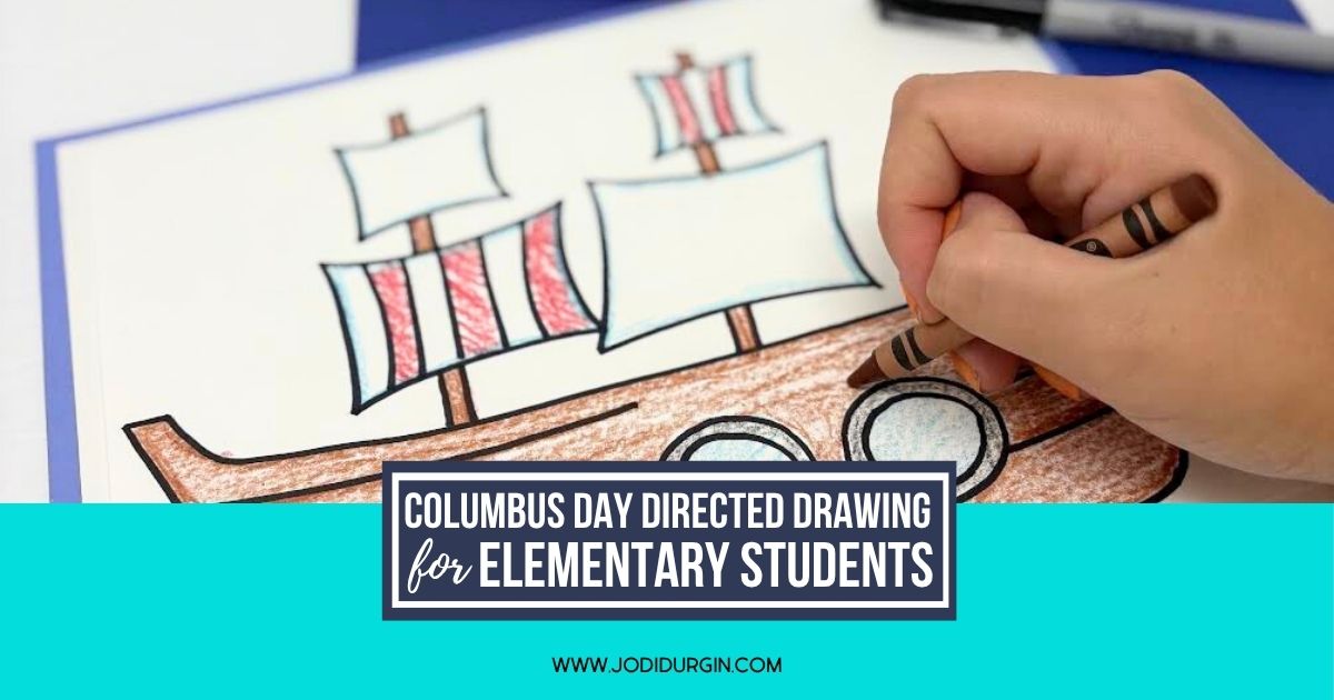 Columbus Day directed drawing