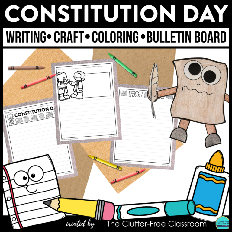 Constitution Day writing and craft project