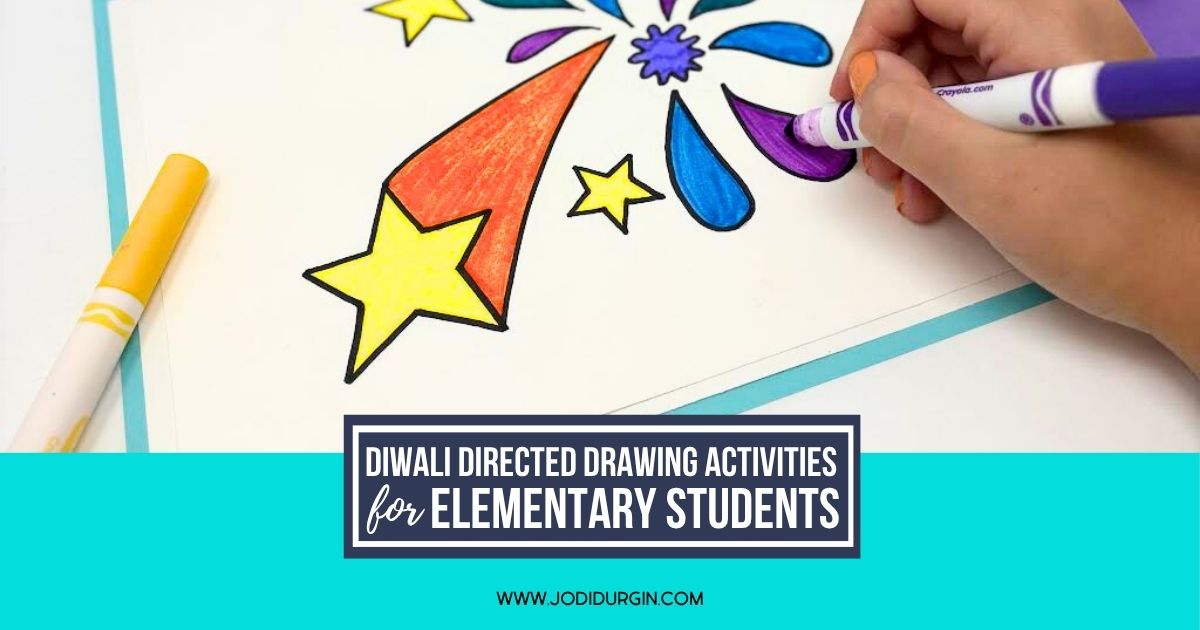 Diwali directed drawing