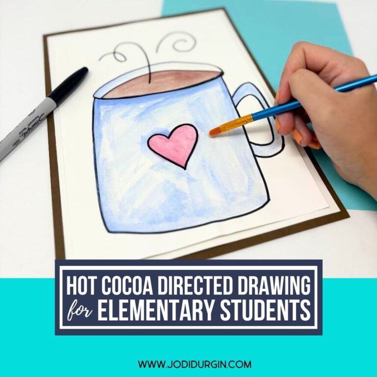 hot cocoa directed drawing