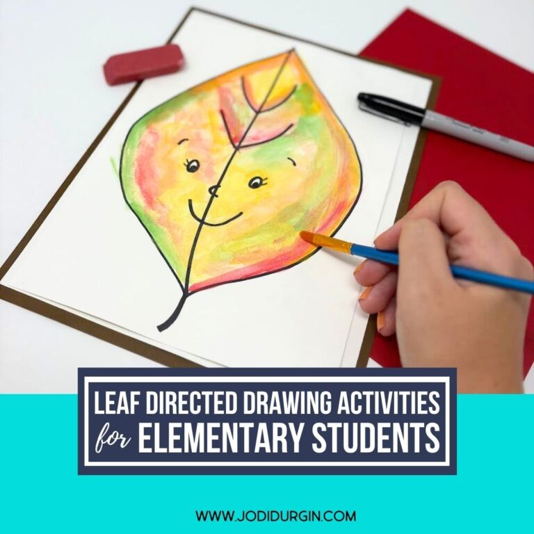 leaf directed drawing