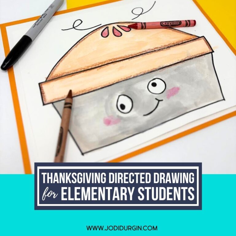 pumpkin pie directed drawing