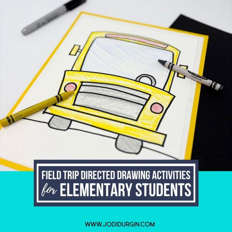 school bus directed drawing