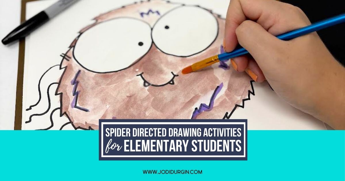 spider directed drawing